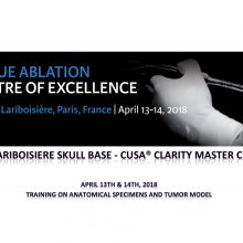 Second Lariboisiere Skull Base – Cusa Clarity Masterclass – 12 et 13 avril 2017